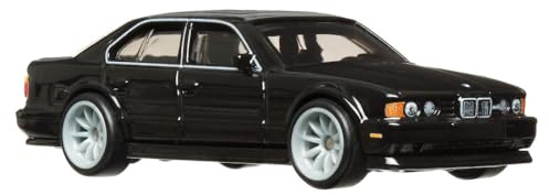 Hot Wheels FAST AND FURIOUS Auto BMW M5 1991 Modellbausatz Die Cast Maßstab 1:64 - Länge 7cm, HKD28, Schwarz