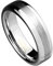 Paula & Fritz® Ring Herren Silber TISTEN Titan-Wolfram Größe 70 (22,3) 6-mm Ringbreit-e Partnerring Ehering Band-Ring Inlay Damen-Ring Matt Gebürstet