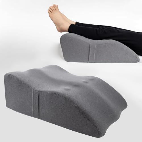itcozy Cuscino per sollevamento gambe con morbida memory foam, cuscino a cuneo per lettura, riposo, chirurgia, allevia il dolore alla schiena, all'anca e al ginocchio e migliora la circolazione