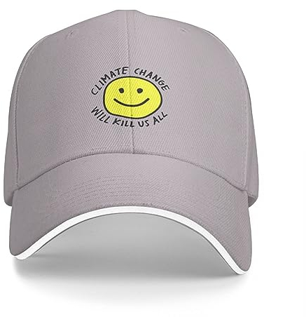 QFLLQLFF Basecap Stop Climate Change Cap Baseball Cap Große Größe Hut Hut Luxus Männer Kappen Frauen