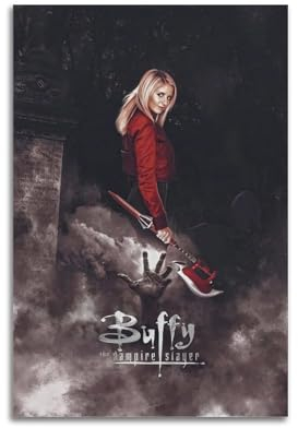 GEENUM Filmposter Buffy The Vampire Slayer, Schlafzimmer, Wohnzimmer, Wanddekoration, Poster, Ästhetik, Art-Deco, 30 x 45 cm, ungerahmter Stil