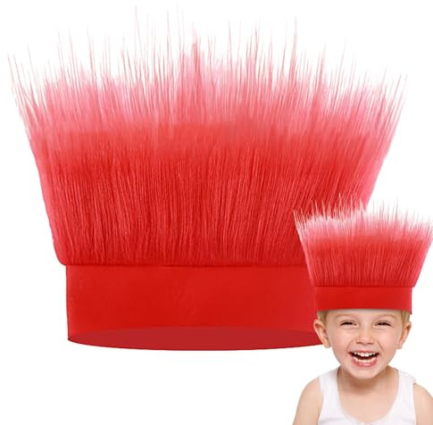 Zotteliger Haarreif Bequeme lustige Kopfbedeckung Anfeuerungs-Requisiten | Cosplay Kostüm Kopfschmuck Kinder, Teenager, Erwachsene, Damen, Herren Für Spirit Day, Sportevents Und Cosplay
