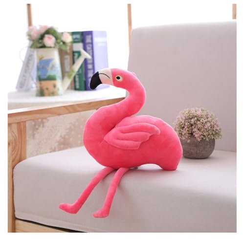 KUKUShining Jouet en Peluche Flamant Rose, Peluche Douce et Mignonne Parfaite for la Chambre des Enfants Cadeaux for Une fête de bébé sur Le thème du Flamant Rose(20cm/7.8in)