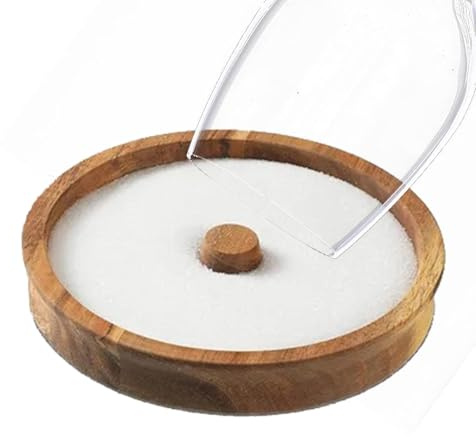 Margarita Salz- und Zuckerstreuer für Cocktails, Mehrzweck-Salz-Rimmer, Holzbar-Glas-Rimmer für Getränke, Geschmacksglas, Salzdip, Cocktail-Zuckerspender, für Säfte, Cocktail-Margarita, Party