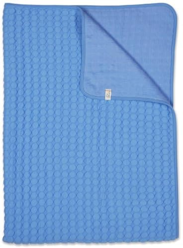 Pip Studio Throw Fill in The dots Farbe Blau Größe 260x260
