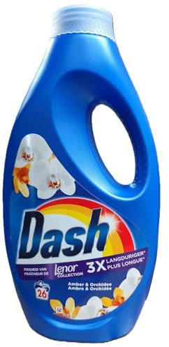 5er Pack - Dash Flüssigwaschmittel Touch of Lenor - Gold Orchidee - 1,17 Liter / 26 Waschladungen
