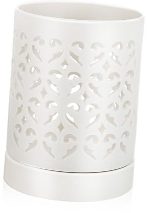 INOOMP Pot À Orchidées en Céramique Pot À Orchidées en Terre Cuite Émaillée avec Fentes pour Plantes Fleurs Soucoupes Jardinière Pots À Orchidées avec Trous Pots À Orchidées