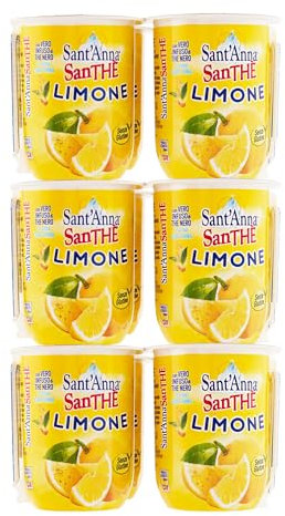 3X SanThe LIMONE con Infuso di The Nero per sant'anna, Senza Glutine, 4x200ml