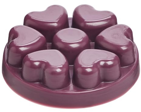 PartyLite Galets de Cire parfumée Scent Plus® en Forme de cœur, Parfum Mulberry, fondants de Cire sans Flamme pour brûle-Parfum, Jusqu’à 60 Heures de Diffusion, décoration d'intérieur, idée Cadeau