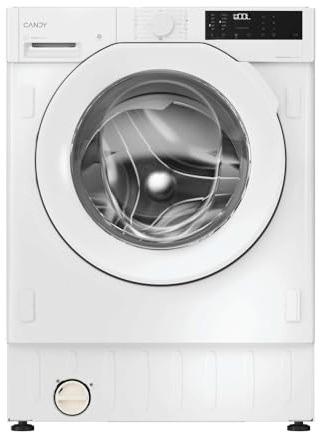 Candy Lavasciuga Incasso 82x60x52,5 cm 8/5 Kg 1400 RPM, Wi-Fi + Bluetooth, Motore Inverter, Vapore, Classe A Lavaggio, 15 Programmi – BC4S485M4D8-S