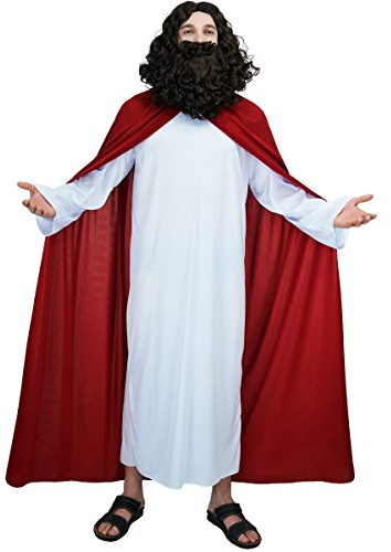 SEA HARE Costume Religioso di Gesù Adulto per Natale per l'abito Religioso Santo Religioso di Natale
