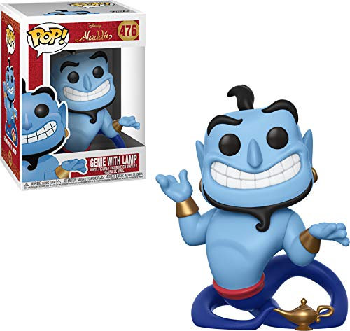 Funko Pop! Vinyl: Disney: Aladdin: Genie With Lamp - Dschinni - Vinyl-Sammelfigur - Geschenkidee - Offizielle Handelswaren - Spielzeug Für Kinder und Erwachsene - Movies Fans