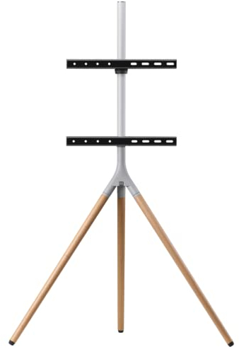 One For All Universelles Tripod TV-Stativ - Bildschirmgrößen 32-65'' - LCD/LED/Plasma/OLED/QLED-TV-Geräte/schwenkbar um 360° - Höhenverstellbar - VESA 400x400 - elegantes Design - WM7472