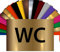 Plaque Signalétique WC Toilettes – Plaque De Porte Adhésive PVC 10 x 15 cm – 20 Couleurs Disponibles (Or Antique Métallisé)