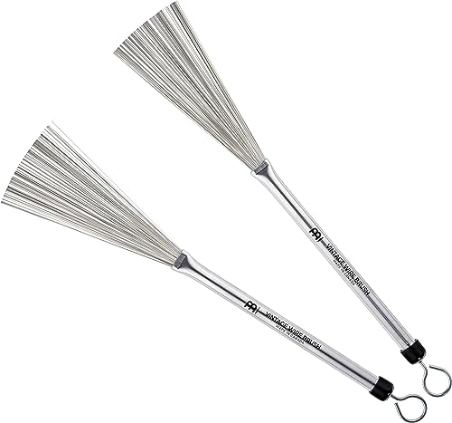 Meinl Stick & Brush Vintage Wire Brush - Schlagzeugbesen - Drumsticks - Jazz Besen (SB309)