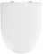 WENKO WC-Sitz Exclusive Nr. 2, hygienischer Toilettensitz mit Absenkautomatik, passend für Keramag Renova, Laufen Moderna und handelsübliche Keramiken, aus antibakteriellem Duroplast, 36,5 x 45 cm