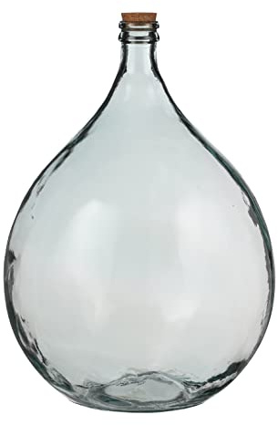 Mica Decorations Americo Terrarium Vase - H56 x Ø40 cm - Recyceltes Glas - Transparent