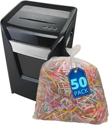 1InTheOffice Shredder Bags 15.8 Gallon, Paper Shredder Waste bags 15.8 Gal., 50/Box