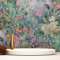 TADESSI Tapete Blumen Florentin M1-No.1704 Vliestapete Grün Rosa Floral Natur für Wohnzimmer Schlafzimmer Küche