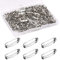 200 Stück Silber Brosche Pins Sicherheitsnadeln 25mm Broschennadeln Verschlussnadeln Rücken Stangennadeln für Schmuck Handwerk Abzeichen Corsage