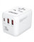 LENCENT Adaptateur Voyage Prise Universelle Electrique International PD20W Charge Rapide Type C et USB QC 3,0 Chargeur Mondial pour Téléphone PC USA Canada Thaïlande UK AUS Blanc