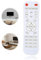 Télécommande de Remplacement Universelle pour projecteur, Télécommande Universelle pour projecteur télécommande Longue Distance Distance de 10M / 33ft à Distance Blanc