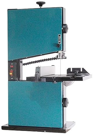 8 Inch Band Saw, 350W Woodworking Band Saw Machine, 80mm Cutting Height, 1400RPM Low Noise Induction Motor Bandsaw Anti-Shake, for Woodworking and Metal Cutting