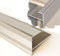 NILZA Laminat Treppenkantenprofil Einfasshöhe 15 Mm Treppenprofil F-Form Winkelprofil Aluminium Treppenkante rutschfeste Treppenstufe (Color : B, Size : 5PCS-L90cmxH1.8cm)