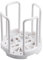 flexman Bowl Rack, Retractable Detachable Bowl Plate Holder, Bowl Holders Organizer, Draining Storage Rack for Kitchen Chopsticks Countertop Cabinet (White)