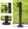 Colonne d'eau Jardin, Robinet Rond en Acier Inoxydable Sur Pied, Robinet et Fontaine D'extérieur Montés au Sol, Fontaine d'eau Jardin(95/37in)
