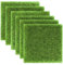 Kunstrasen Teppich Set für Miniaturgarten,6 Stück 15x15cm Fake Grass,Kunstrasen zum Basteln Miniaturgarten Deko, Künstliche Rasen Matte für Puppenhaus,Kompatibel mit Wichtelhaus und DIY Dekorationen