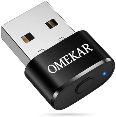 OMEKAR Mouse Jiggler Undetectable USB – Automatic Mouse Mover Device Undetectable, Plug & Play No Software Needed, Jiggler Mouse Mover Keeps Laptop & PC Awake, Ideal for Work from Home, Teams & Zoom