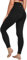 QUEENIEKE Damen Sport Leggings Hohe Taille Blickdicht Yoga Leggins Sporthose Bauch-Straffung Workout Gym Yogahose - 68 cm (Schwarz, 30-32)