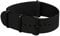 Infantry Durchsteck-Uhrenarmband 22mm Uhrband Schwarz Natoband Nato Nylon Strap Militär Uhrenband Ersatband Ersatz-Watch Armband mit Edelstahl Metall Schließe für Herren Damen