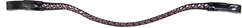 HKM Brillant Trensen 9111 schwarz/ hell rose Warmblut