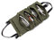 Super Roll Tool Roll,Multi-Purpose Roll Up Tool Bag, Wrench Roll,Canvas Tool Organizer Bucket,Car First Aid Kit Wrap Roll Storage Case,Hanging Tool Zipper Carrier Tote,Car Camping Gear