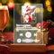 VEELU Song Cover Glas Bild mit Foto Spotify Glas Personalisiert LED Scannbar Spotify Code Nachtlicht Acrylglas Geschenke für Männer Frauen Geburtstagsgeschenk für Freund Freundin Partner