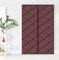 Cozomiz Isolant Thermique Isolation Porte Avec Magnétique Moustiquaire Rideau De Porte Isolant Coton Rideau d'occultation Coupe-vent Imperméable Isolation Phonique 90x200cm Marron