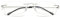 VEVESMUNDO Lesebrille Randlos Blaulichtfilter Titan Leicht Flexibel Modern Rahmenlos Lesehilfe Sehhilfe (1 Stück Silber, 2.0)