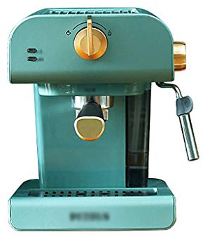 Machine à café compatible Rétro machine à café Accueil Petite pleine semi-automatique Vapeur commerciale italienne Lait intégré Mousse Facile à utilizer (Color : Vintage green)