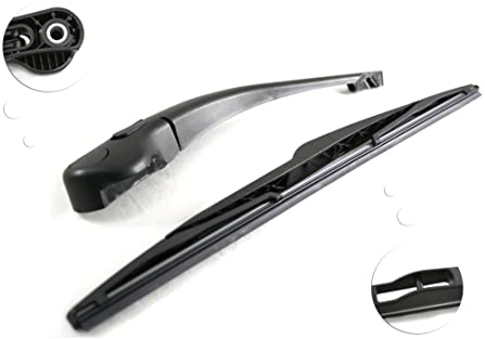 Heckwischerarm Heckscheibenwischer Heckwischer Heck Scheibenwischer Wischer Scheibenwischerarm Wischerblatt Wischerarm Hinten Kompatibel mit Peugeot 206 SW 2EK 2002-2006 Kombi