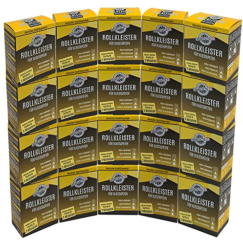 20x Rollkleister Instant Vlieskleister Vlies Tapeten Kleister 4kg