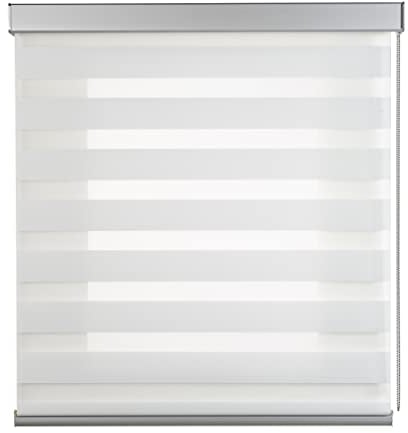 STORESDECO Premium Doppelrollo mit Bohren 250H x 120B cm für Fenster & Türen - Zuverlässiger Licht- & Sichtschutz - Kindersichere Rollos für Fenster mit Bohren & Einfacher Montage - Mit&Ohne Motor