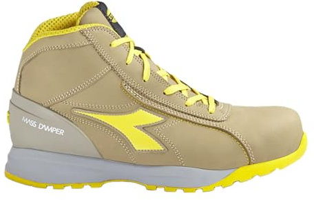 UTILITY DIADORA Glove MDS Mid S3 HRO SRC, Stivaletti Bassi con Lacci Unisex-Adulto, Moon Rock Grey, 42 EU