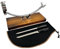Jamonero Basculante Cabezal Giratorio + Cubre Jamon Negro + Afilador manual + Cuchillo Jamonero