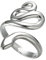 kkjoy Edelstahl Schlangen-Wickel-Fingerring Vintage Verstellbar Offene Finger Ringe Rocker Punk Gothic Schmuck für Damen Herren
