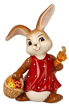Goebel Hase Unterwegs zu Dir aus Porzellan hergestellt, Höhe: 15 cm, 66-845-55-1