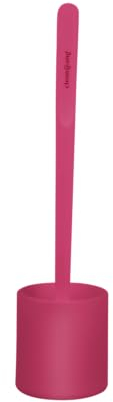 CleanGang Brosse WC en Silicone B!Rush pour Un Nettoyage en Profondeur et Facile en Magenta – Brosse de Nettoyage WC avec Poils en Silicone – Brosse WC à séchage Rapide et hygiénique 1 pièce