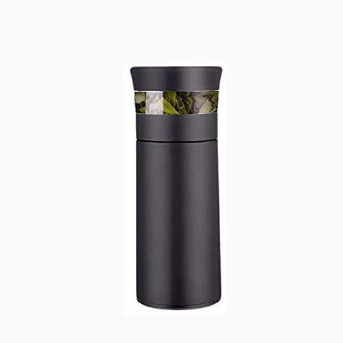 ZYMEN Botella de Agua con Infusor de té, matraz con Filtro de Hojas Sueltas de Acero Inoxidable Aislado al vacío, Vaso Termo portátil con colador Commemoration Day