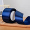 2 Rollen Dunkelblau schleifenband, Geschenkband Dunkelblauer Stoffband, Satinband Ribbon Dunkelblau Dekoband.(50mm/25yard)